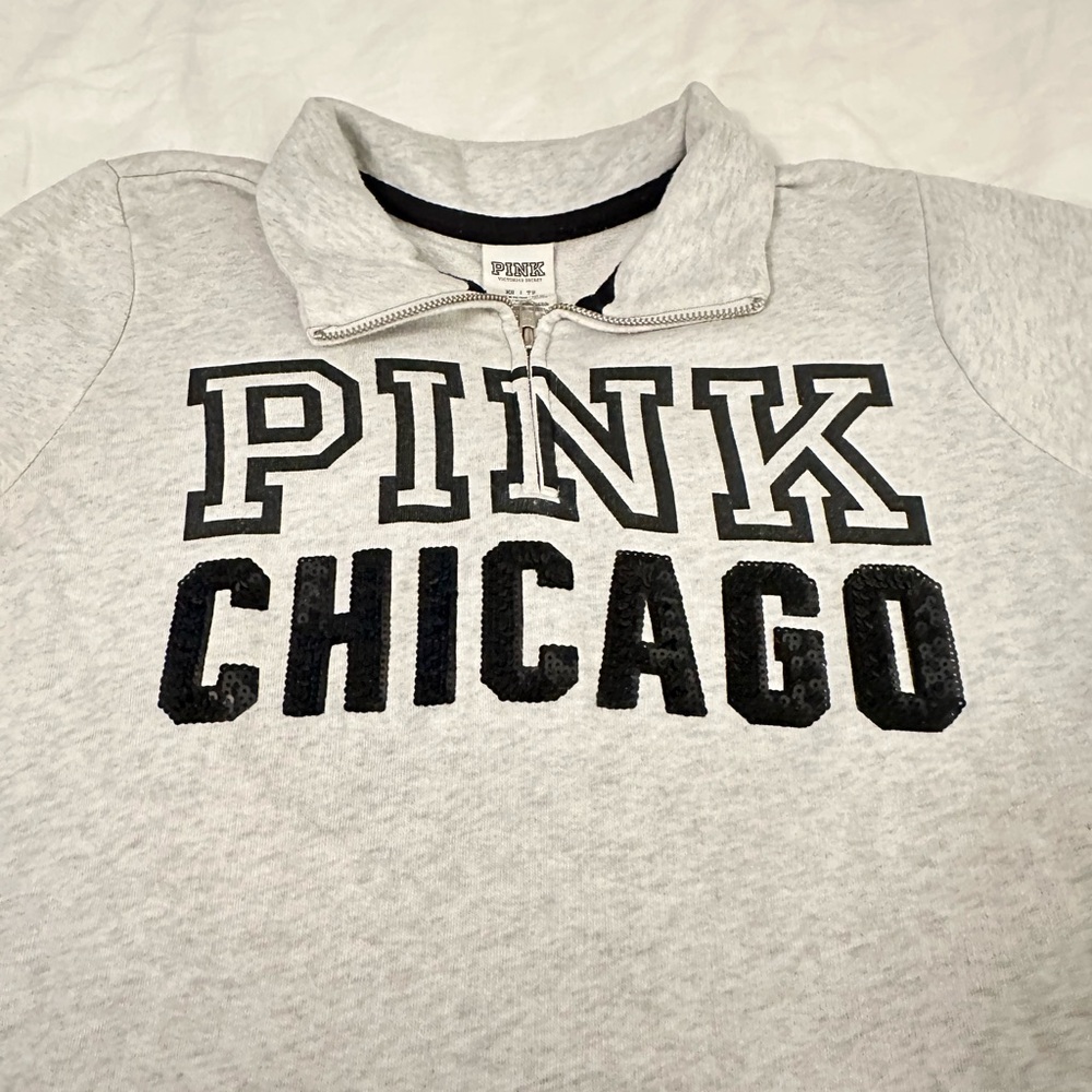 PINK - Special Edition - CHICAGO - Quarter Zip - XS